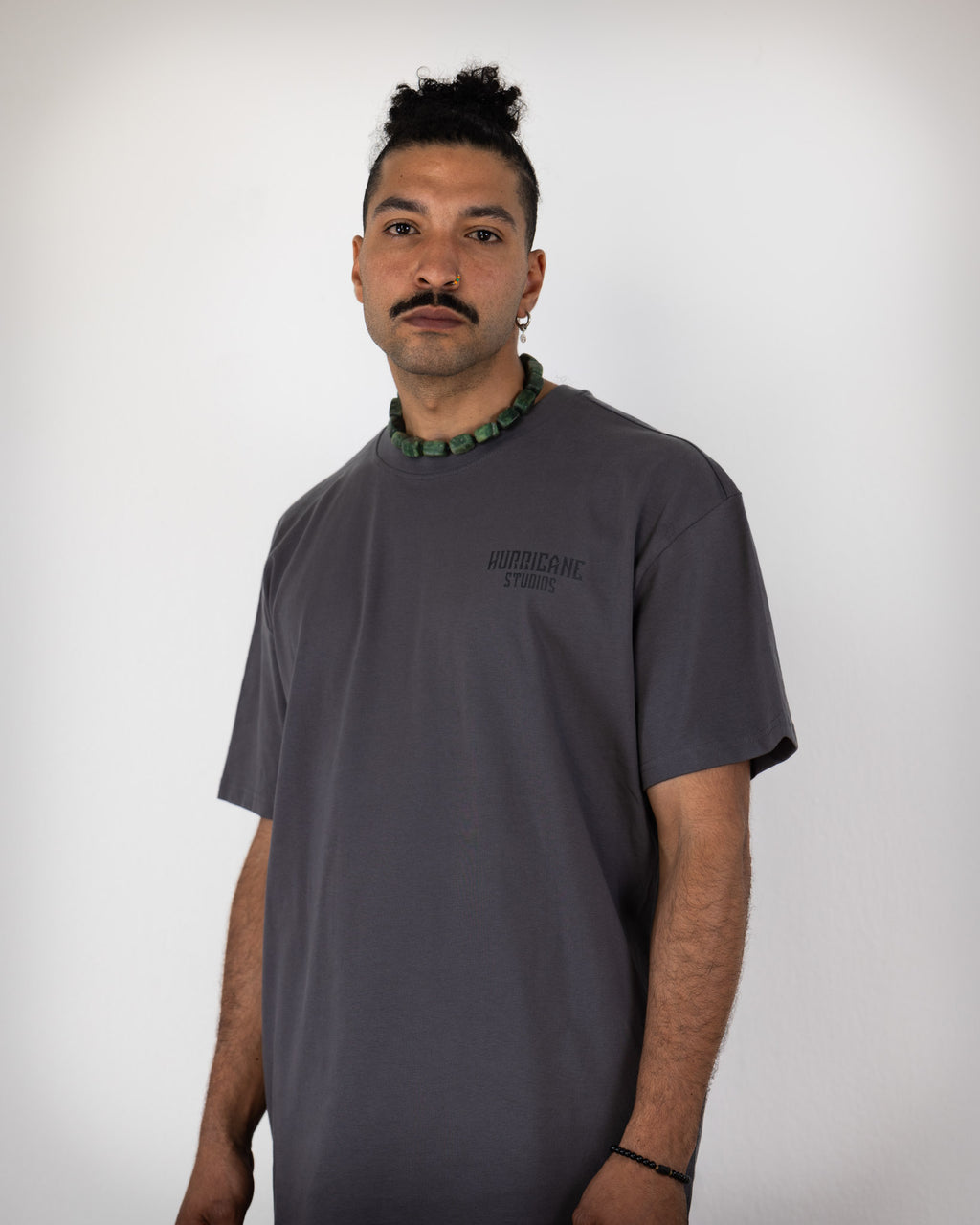Short-Sleeve T-Shirt / Shiroi Hayabusa / Dark Grey