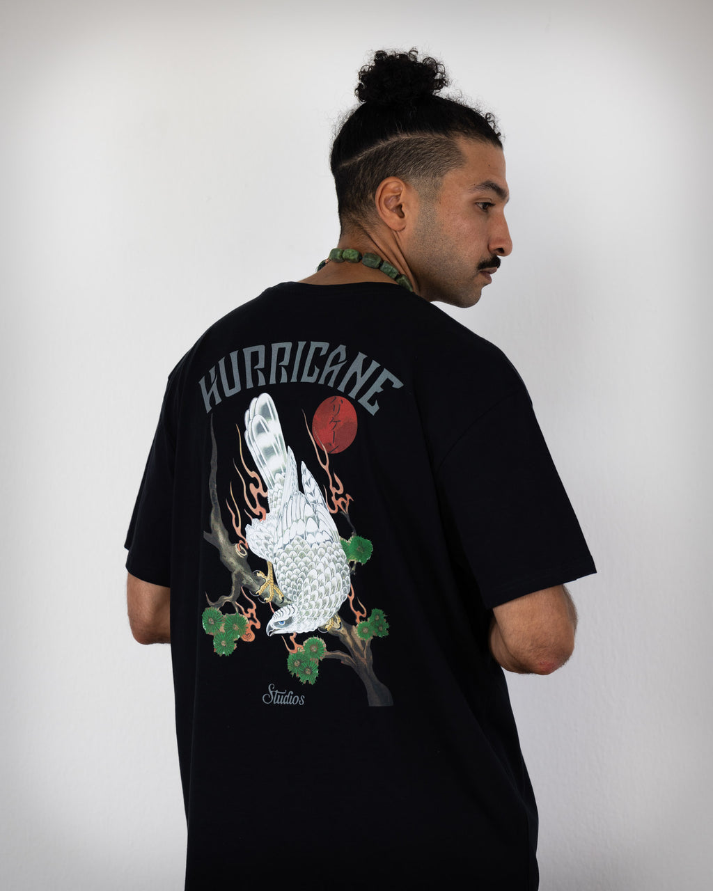 Short-Sleeve T-Shirt / Shiroi Hayabusa / Black