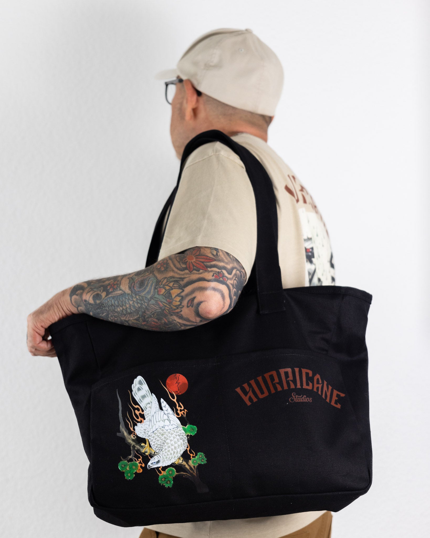 Cargo Pocket Bag / Shiroi Hayabusa / Black