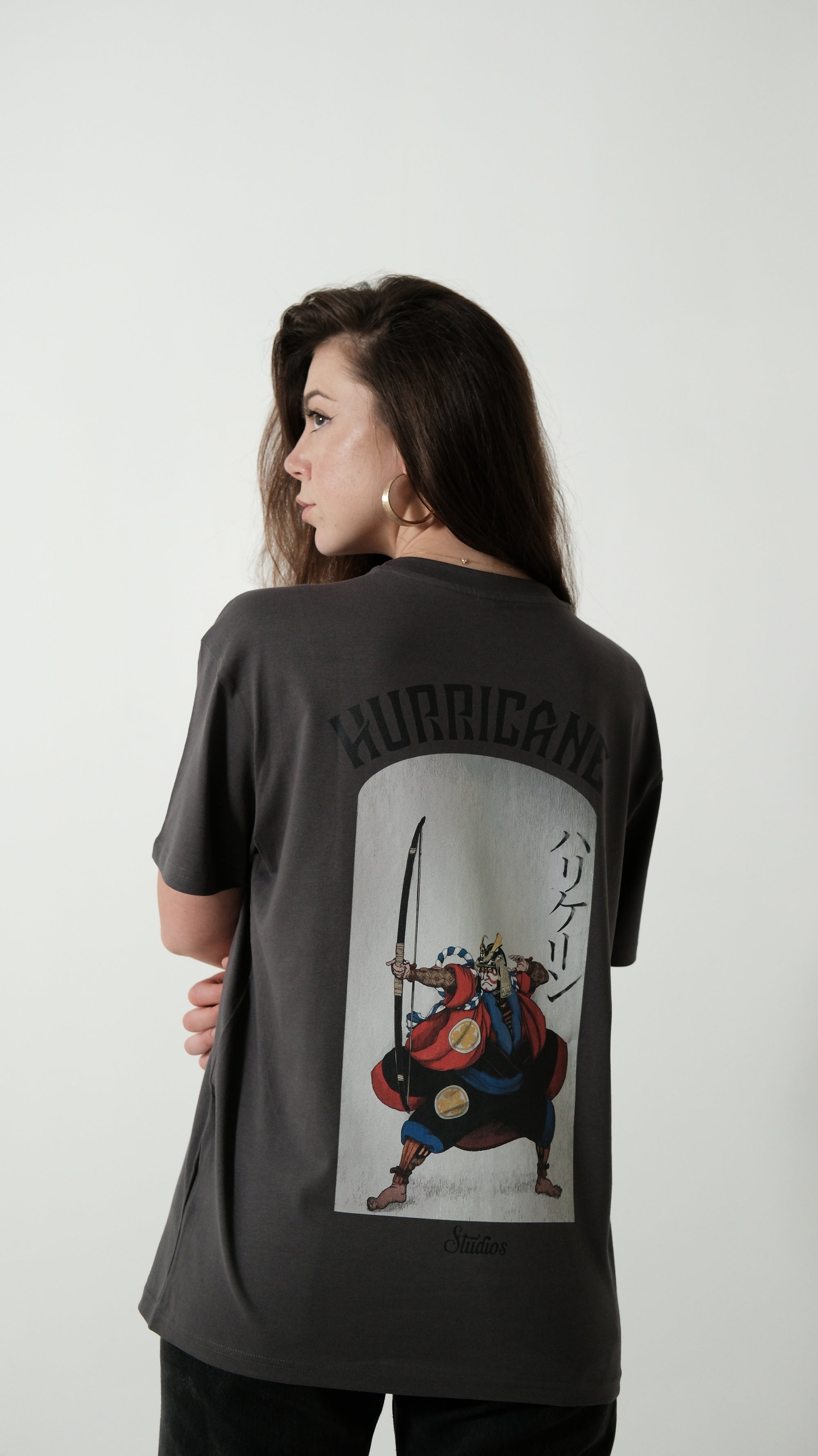 Short-Sleeve T-Shirt / Samurai Urban Kyudoka / Dark Grey