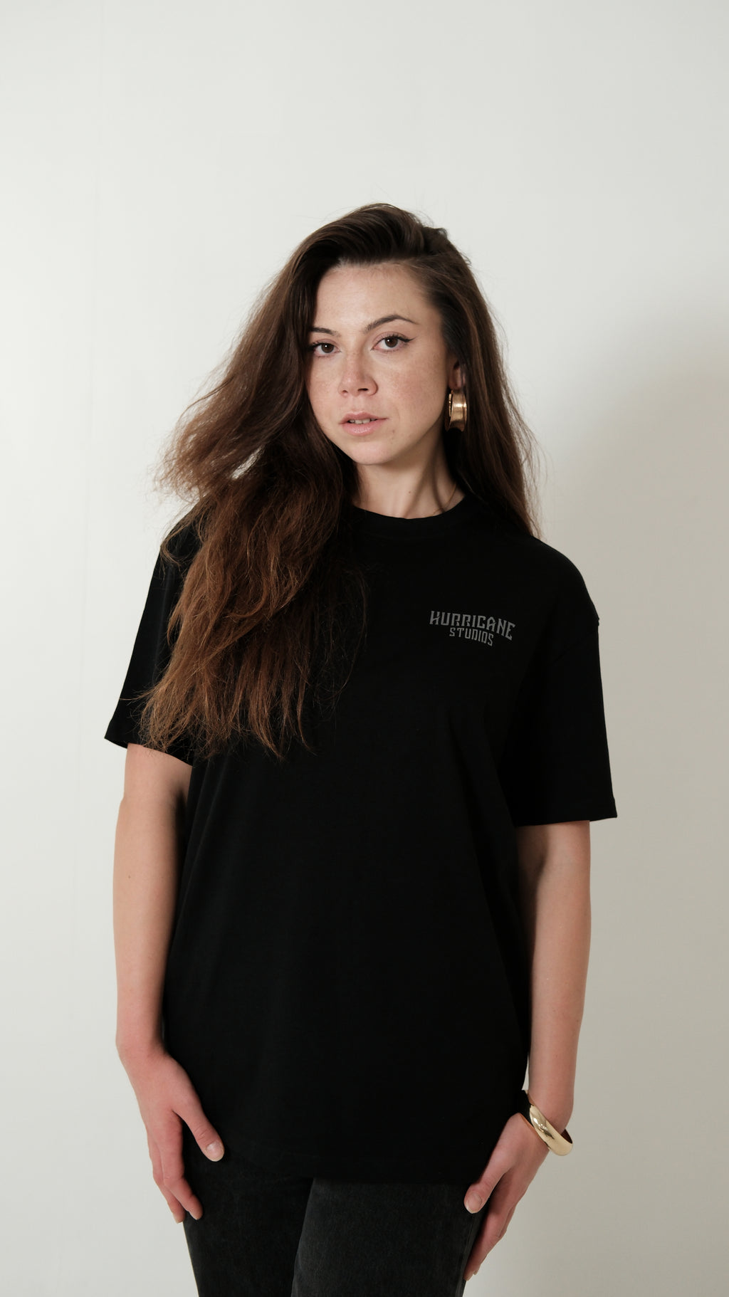 Short-Sleeve T-Shirt / Shiroi Hayabusa / Black