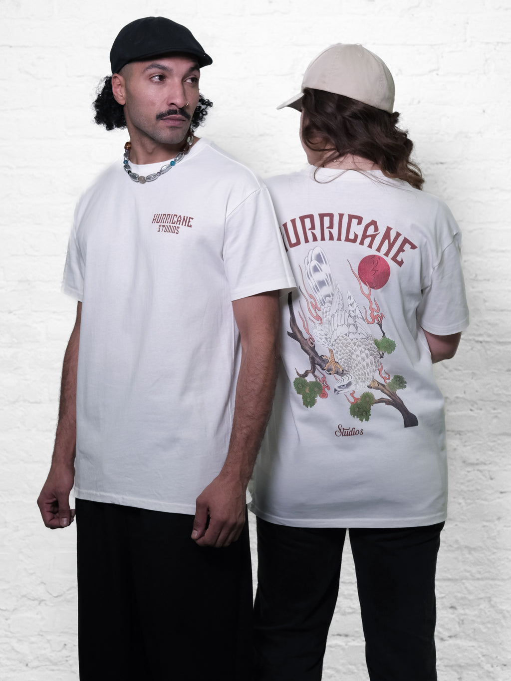 Short-Sleeve T-Shirt / Shiroi Hayabusa / Off-White
