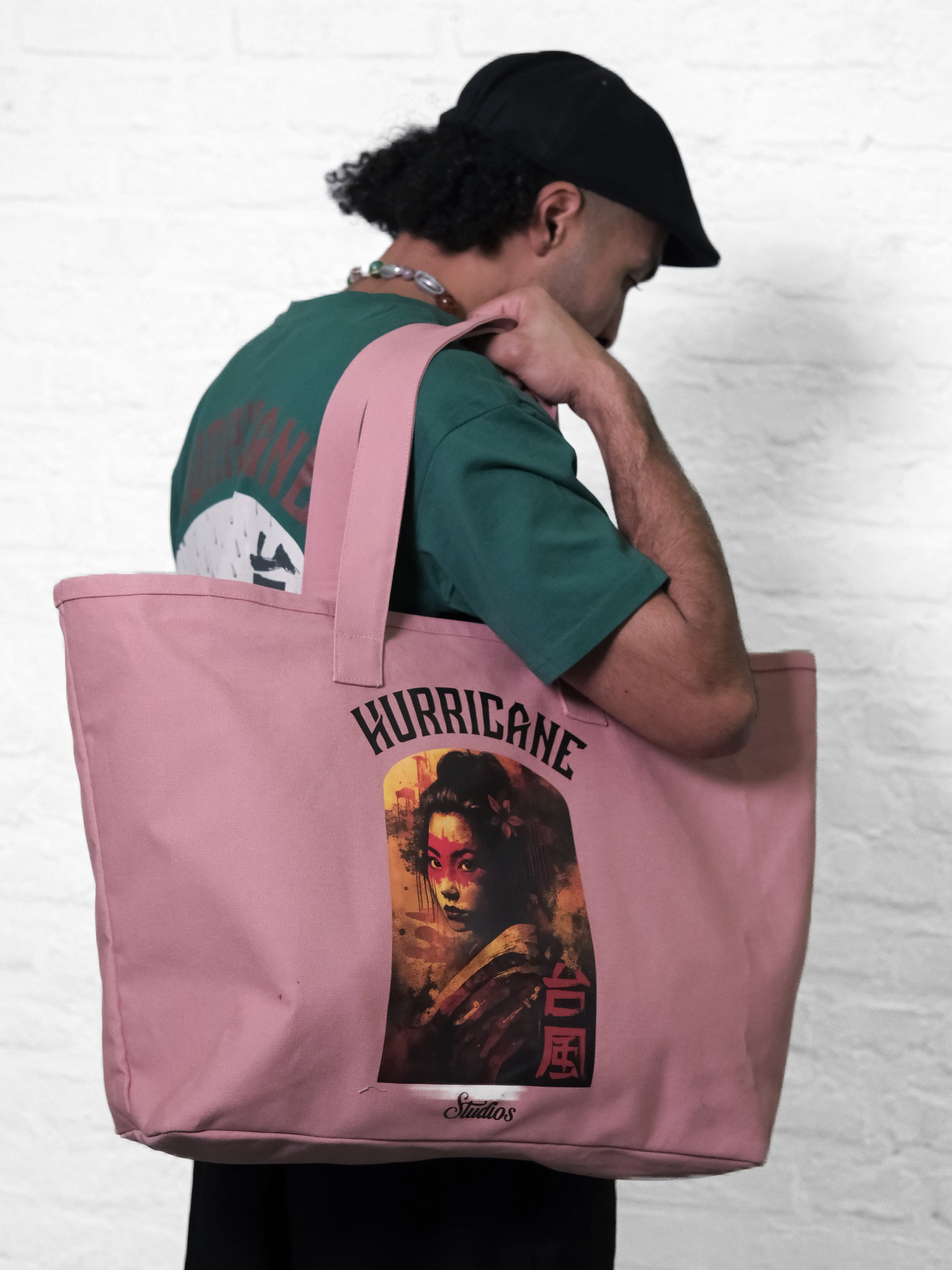 Shopping Bag / Masked Onna / Pink