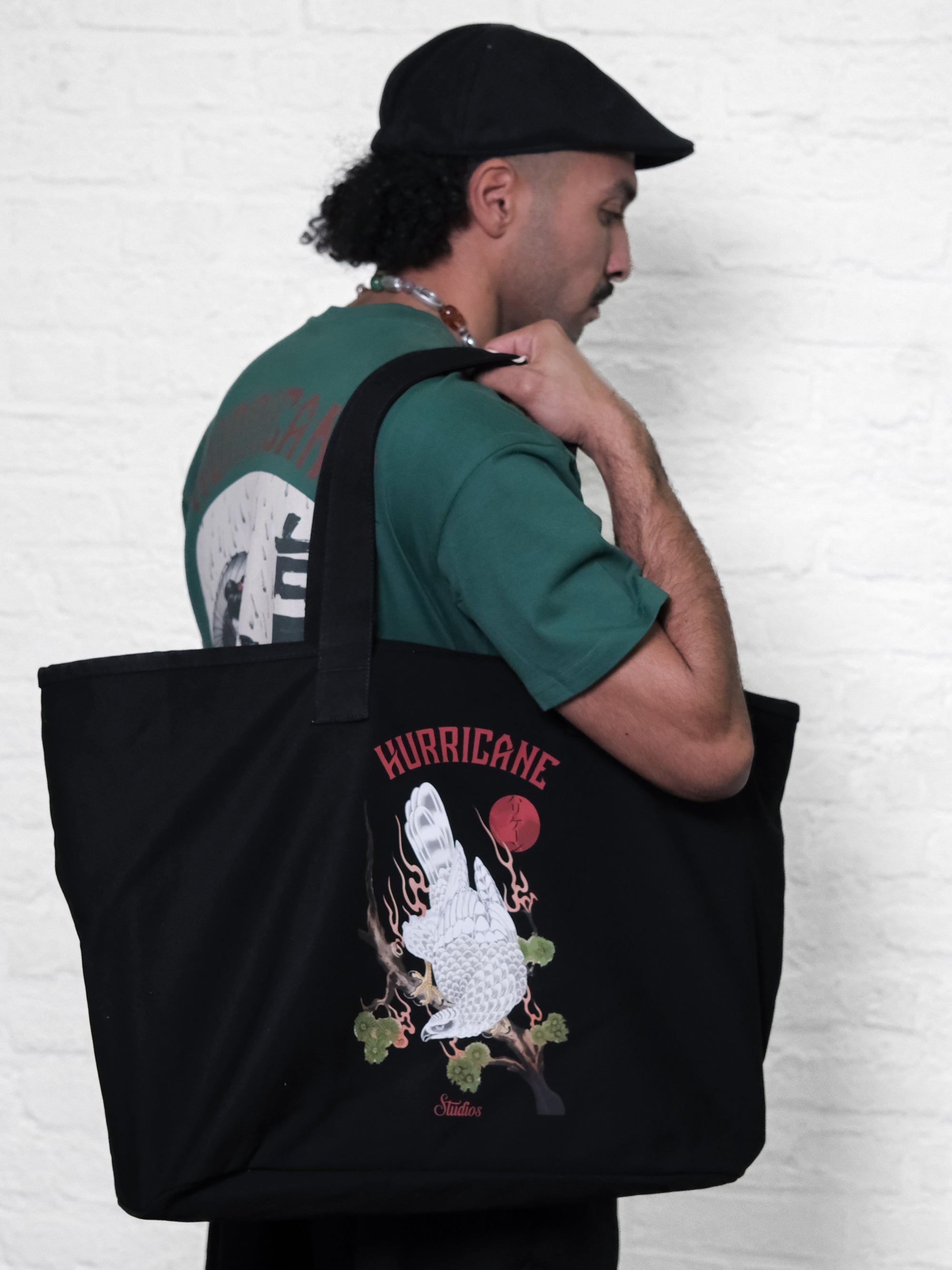 Shopping Bag / Shiroi Hayabusa / Black